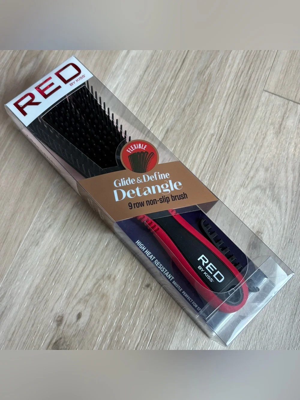 Red By Kiss Glide & Define Detangle Non-Slip Brush NEW
